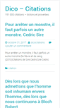 Mobile Screenshot of dico-citations.com