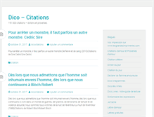 Tablet Screenshot of dico-citations.com